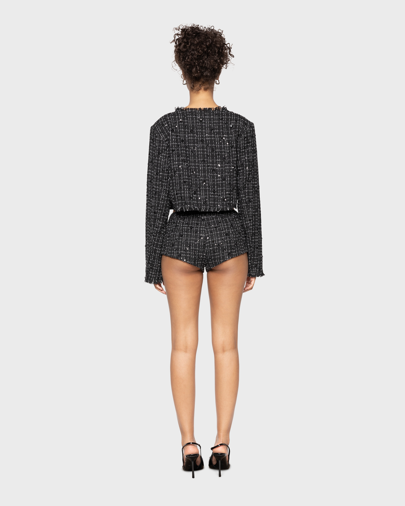 ASAP Tweed Jacket Black