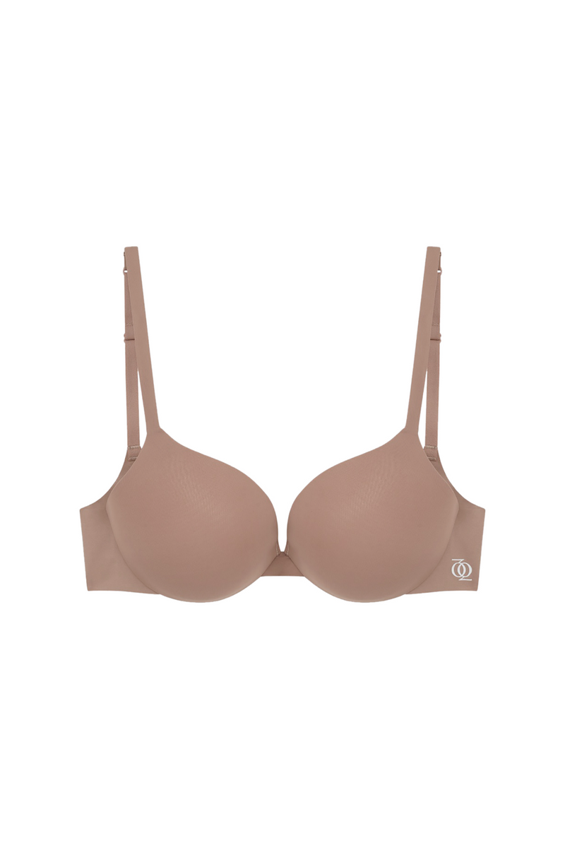 Second Skin Ultimate Push-Up Bra Mushroom