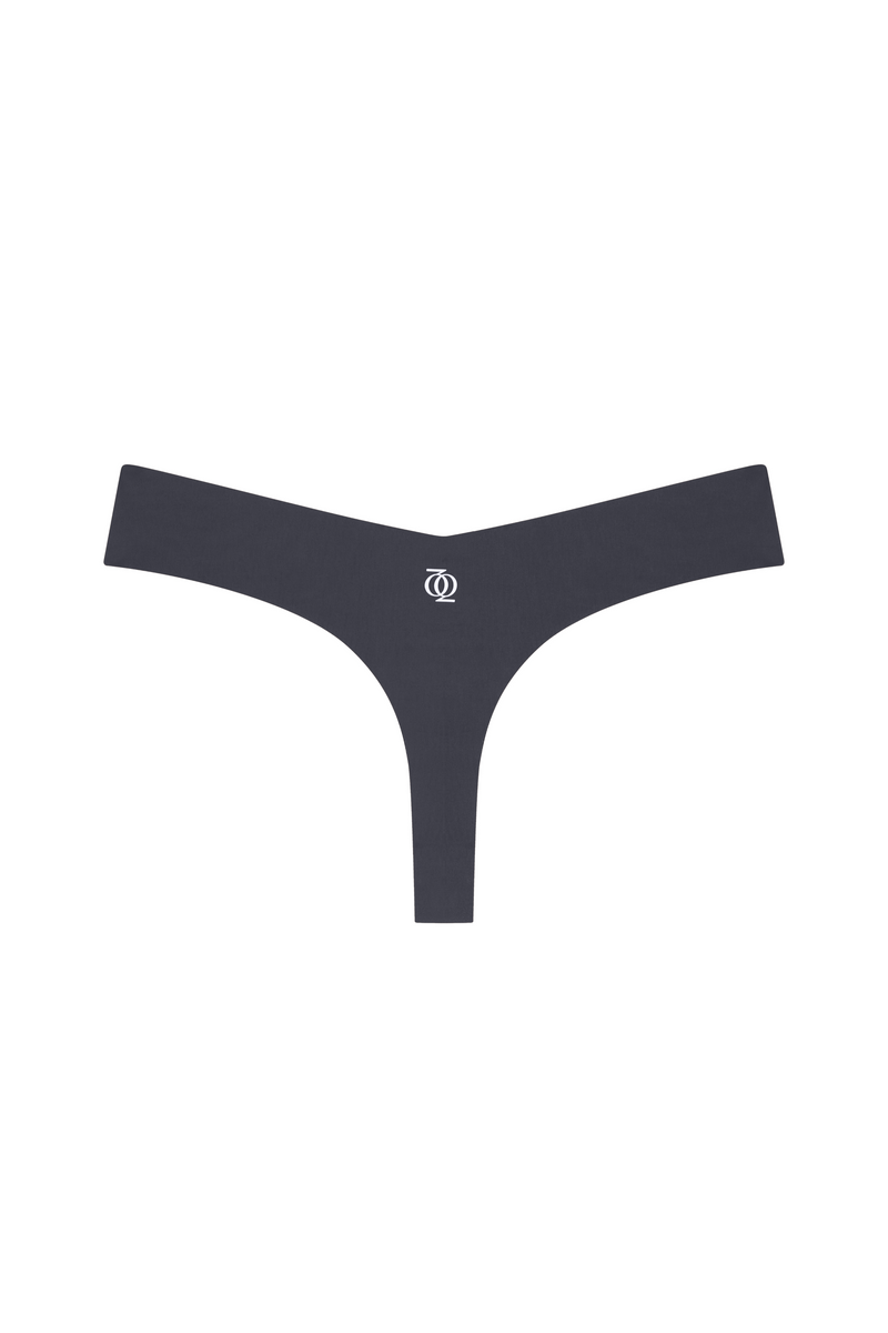 Second Skin Thong Graphite