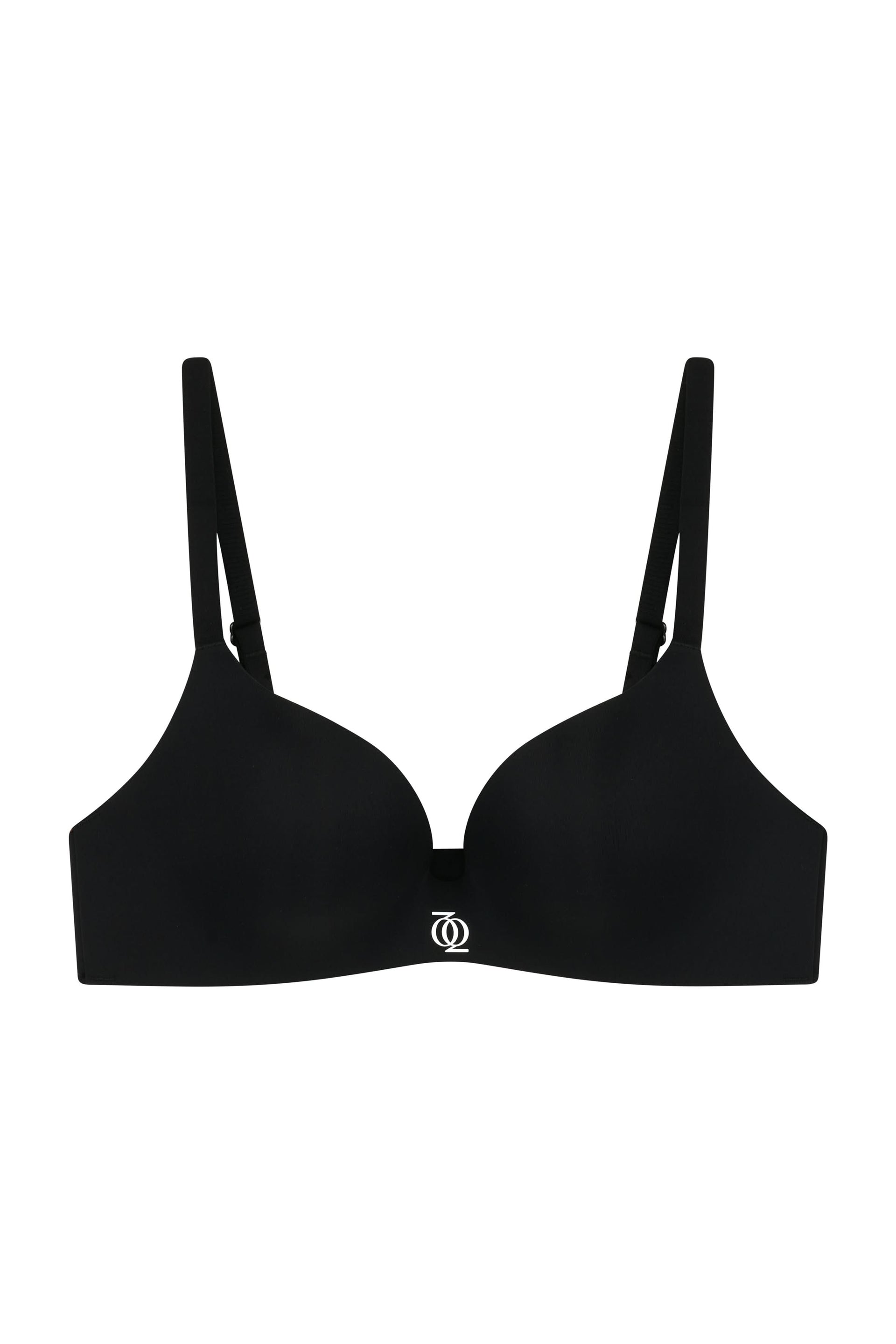Second Skin Teardrop Bra Black