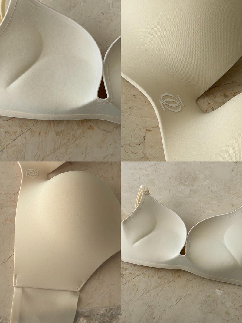 Second Skin Teardrop Push Up Bra Vanilla