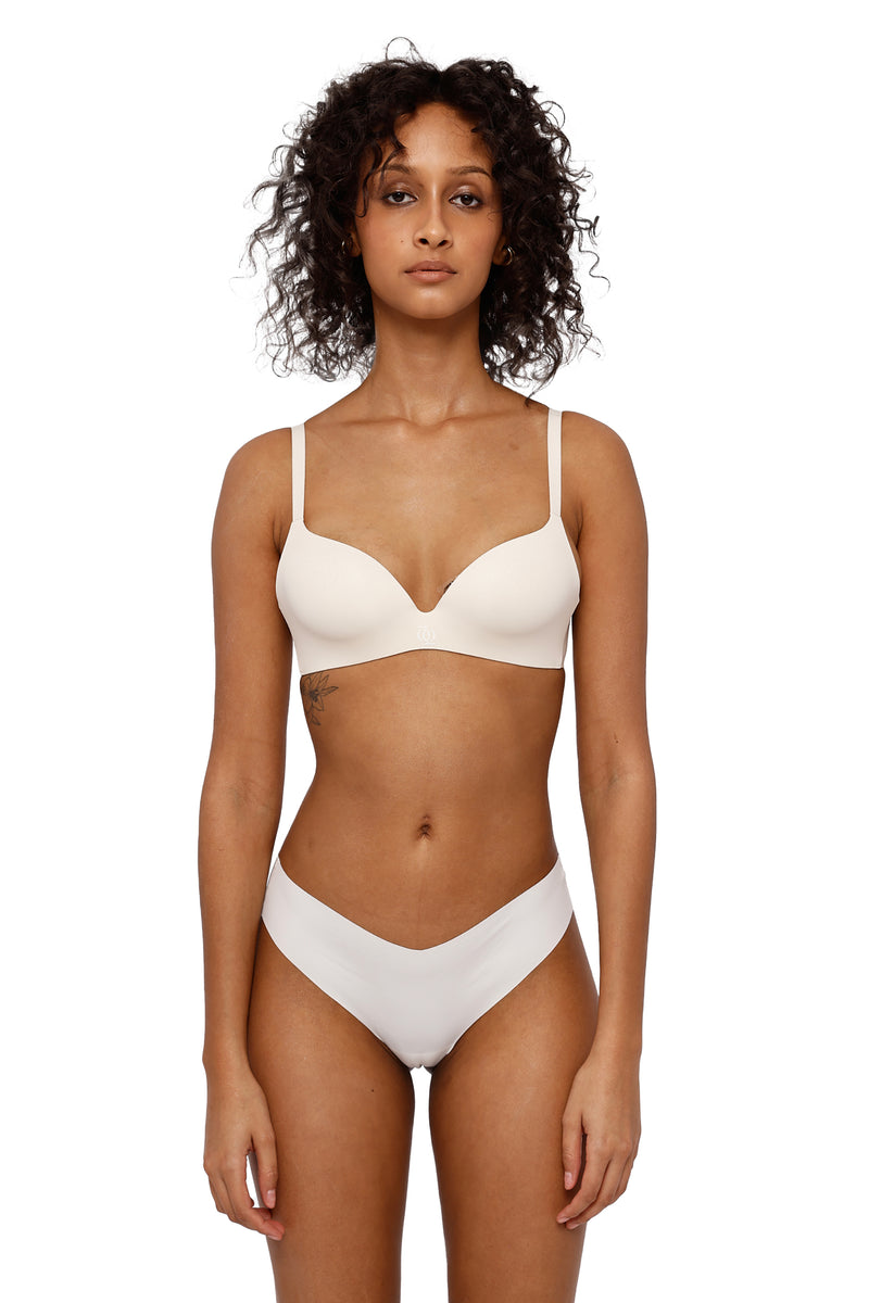 Second Skin Teardrop Bra Vanilla