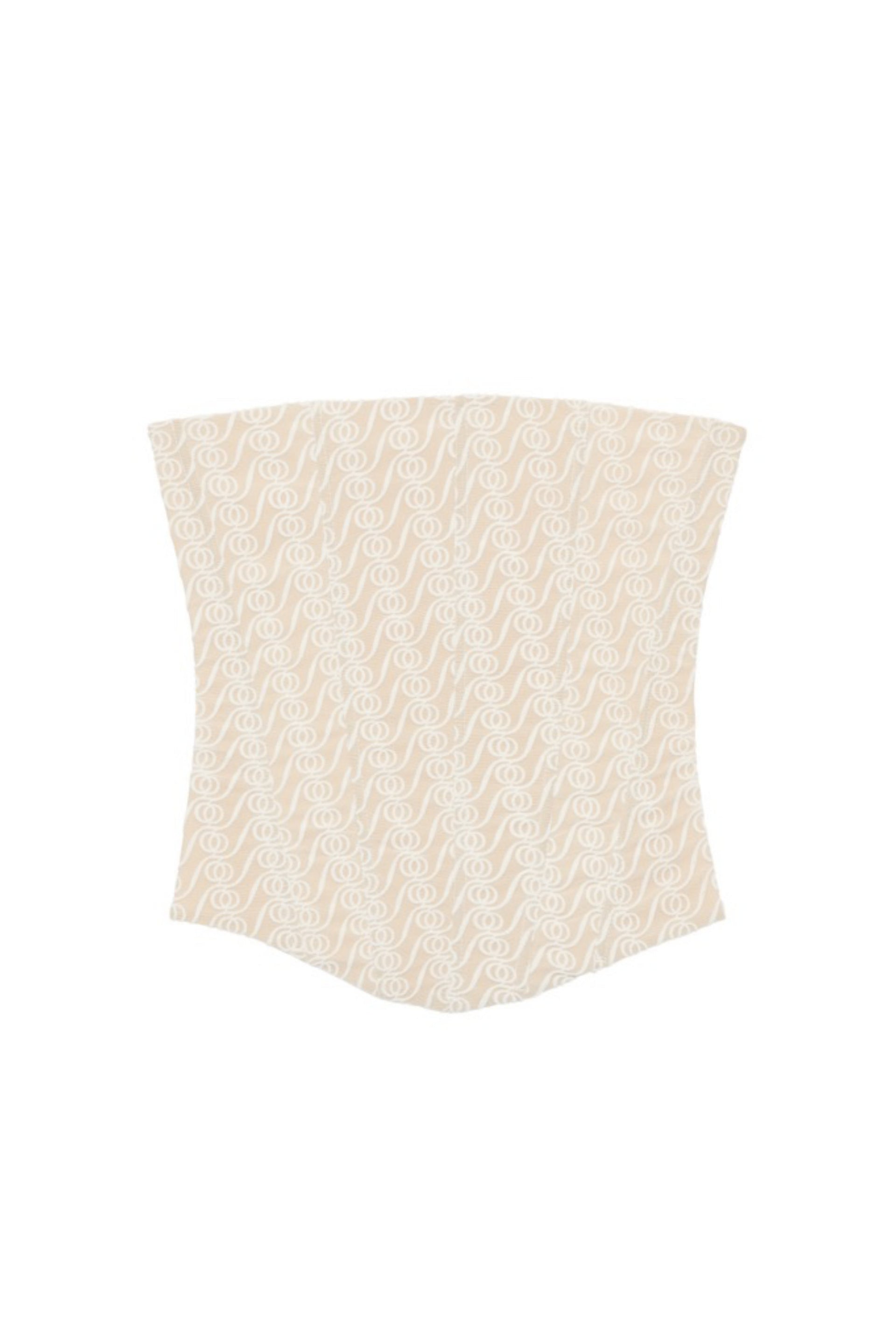 Alizee Strapless Corset White