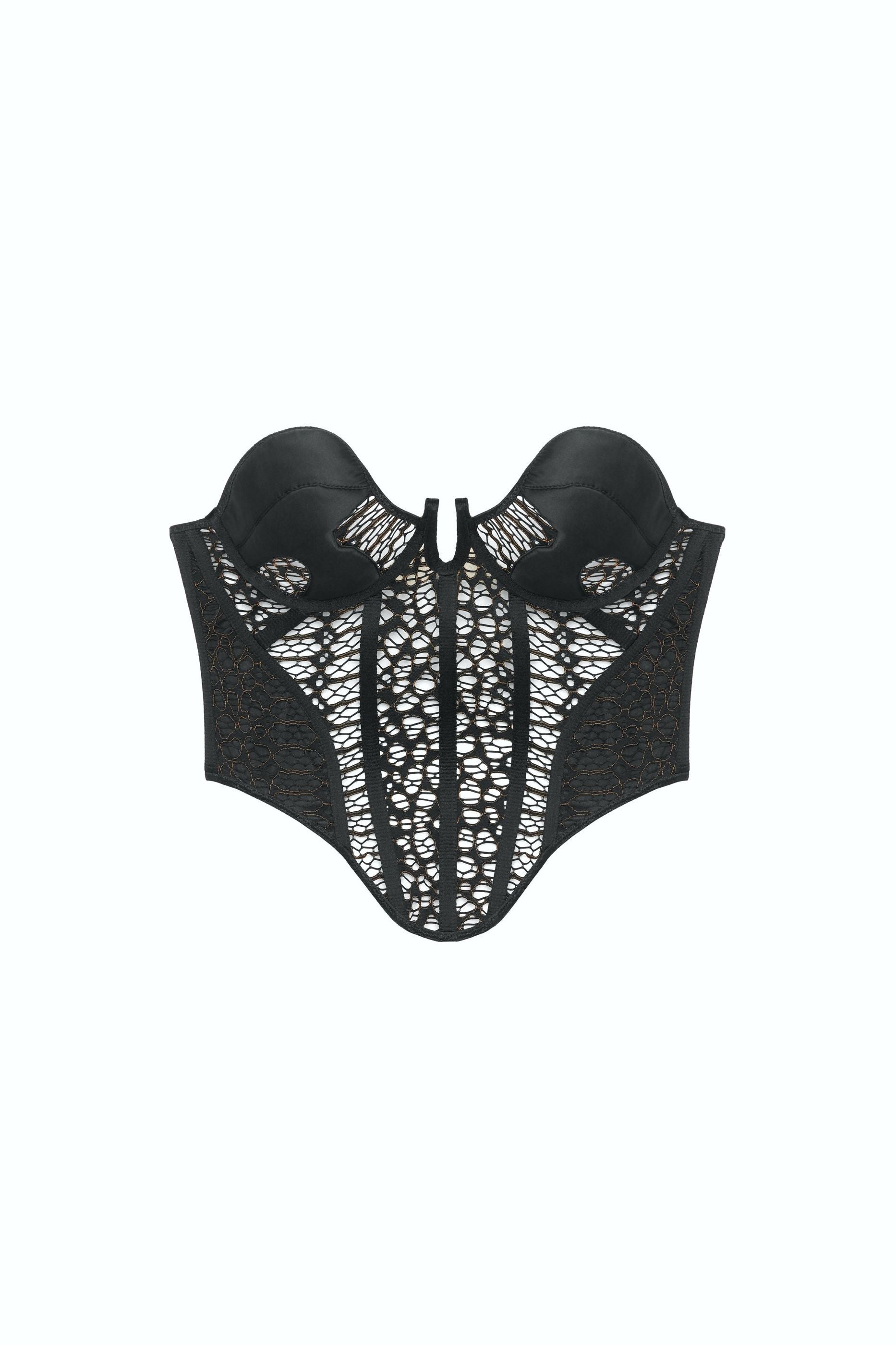 Body sculpting corset with zipper and clasp front – Eba.Oman