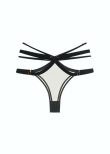 Forget Me Not Knicker Black