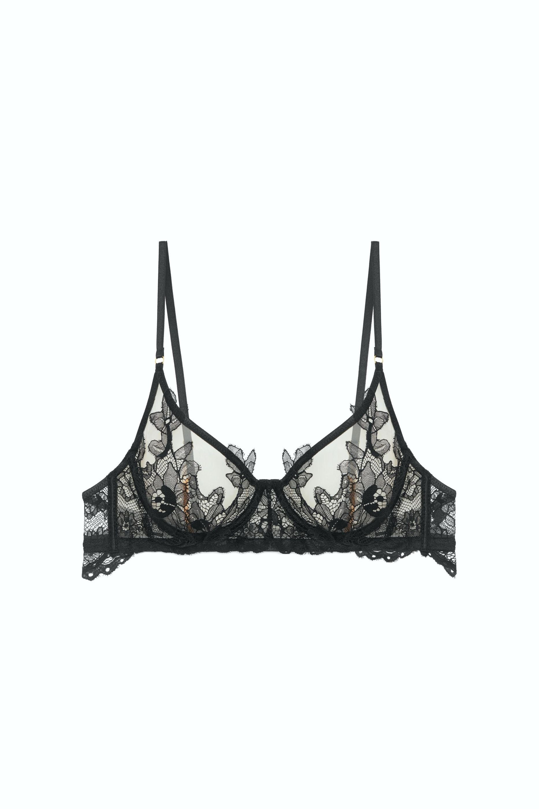 Lola Getts® Double-Layered Black Solid Bra