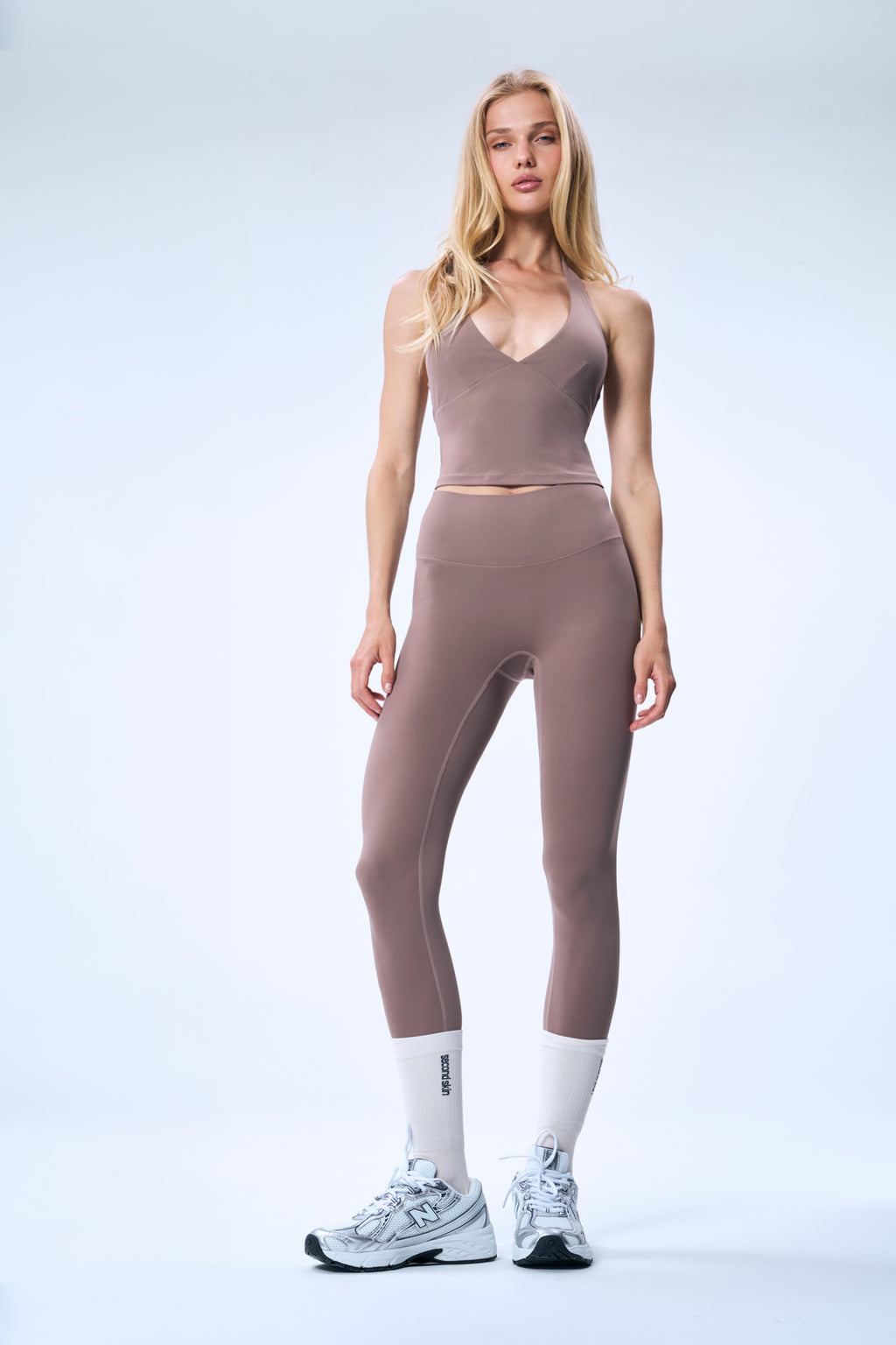 Second Skin Studio High-Waisted Legging Mushroom