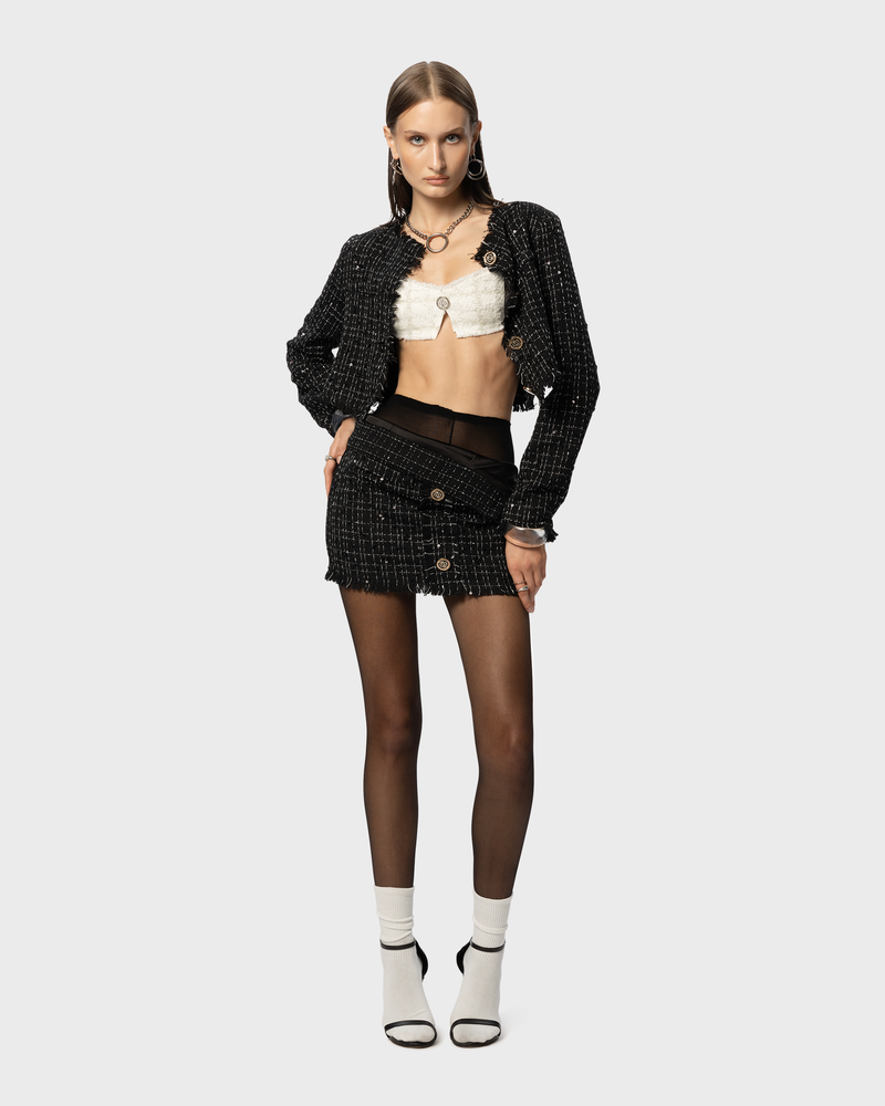ASAP Tweed Jacket Black