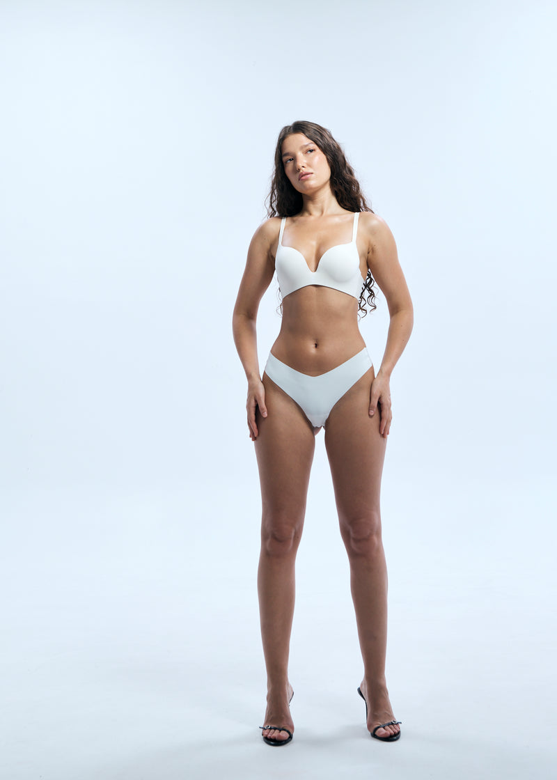 Second Skin Teardrop Bra Vanilla