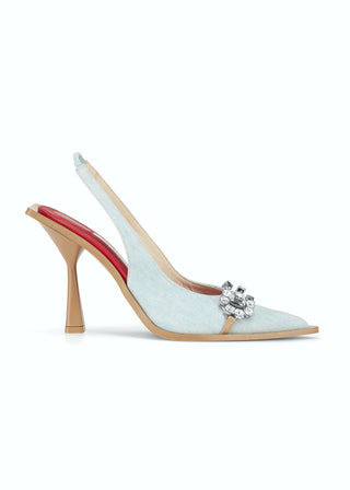 Denim Dream Mules
