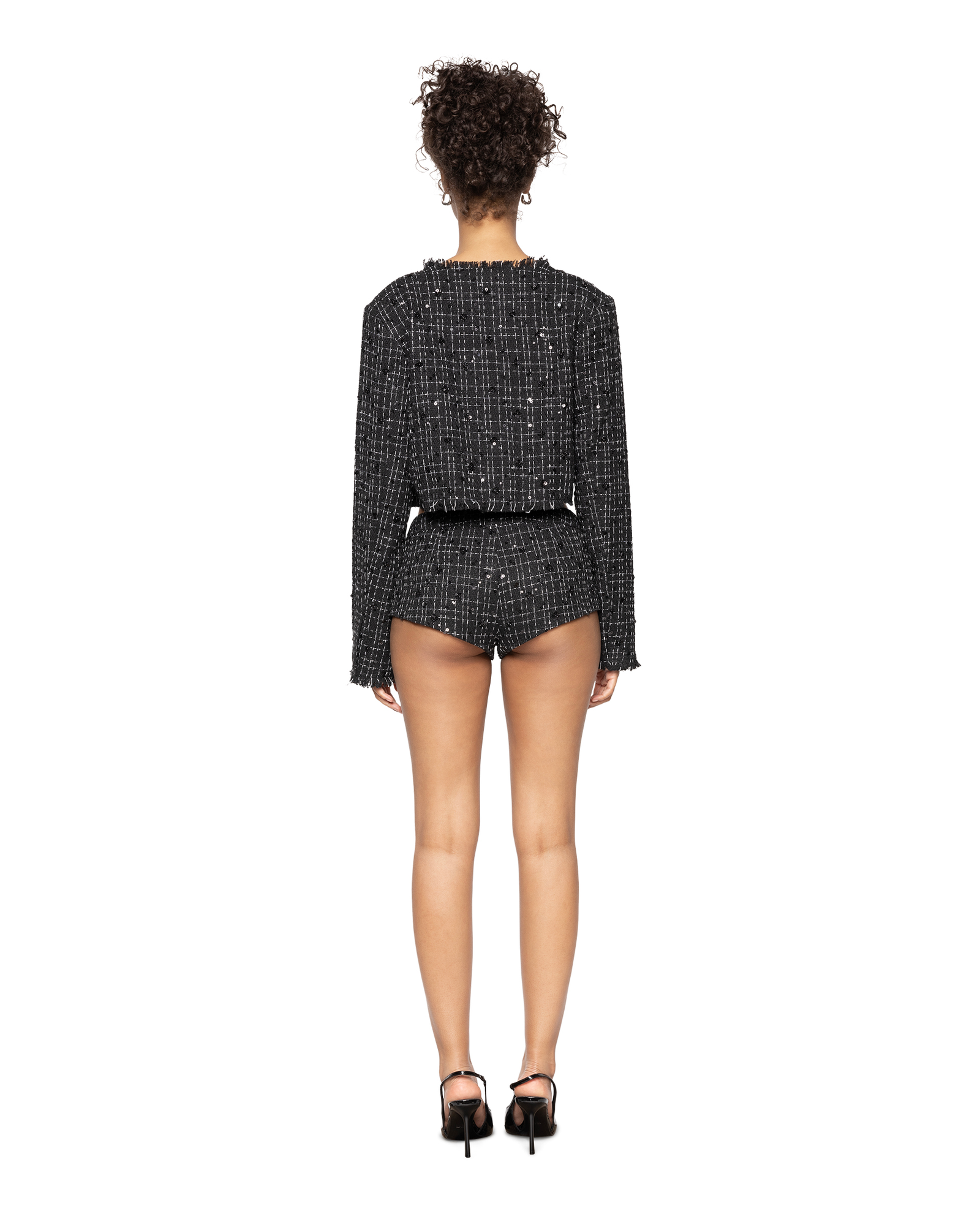 ASAP Tweed Shorts Black – GOD SAVE QUEENS