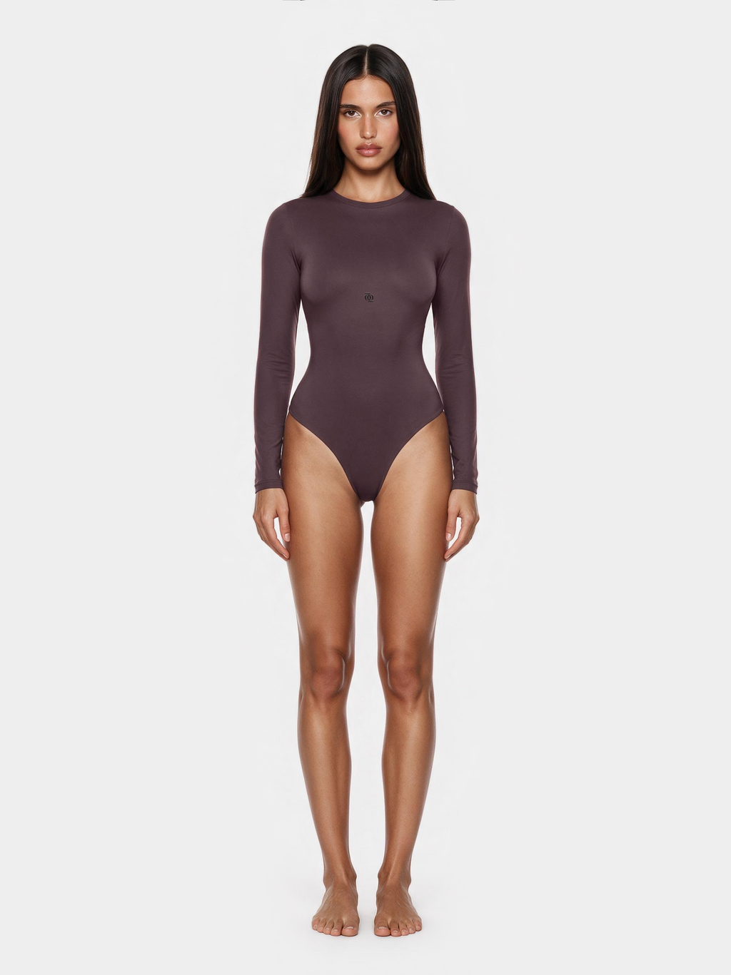 Second Skin Long Sleeve Crew-Neck Bodysuit Doppio