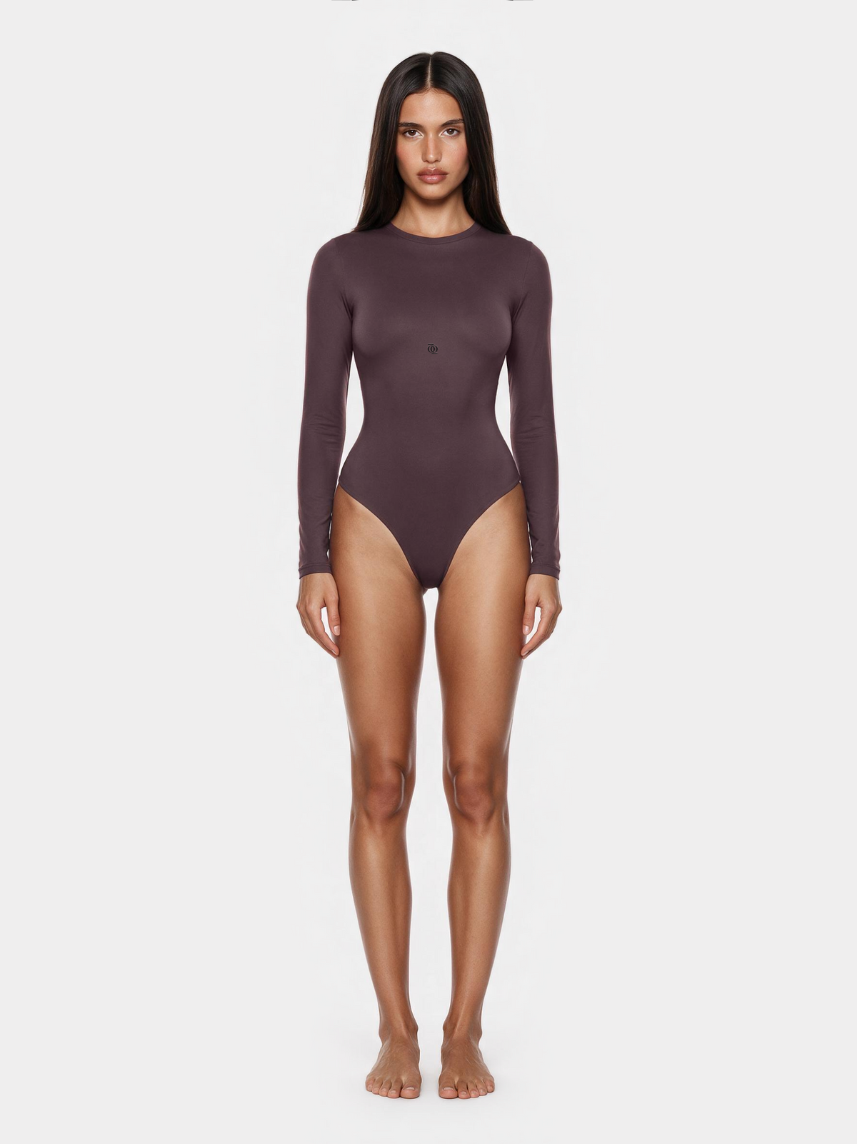 Second Skin Long Sleeve Crew-Neck Bodysuit Doppio