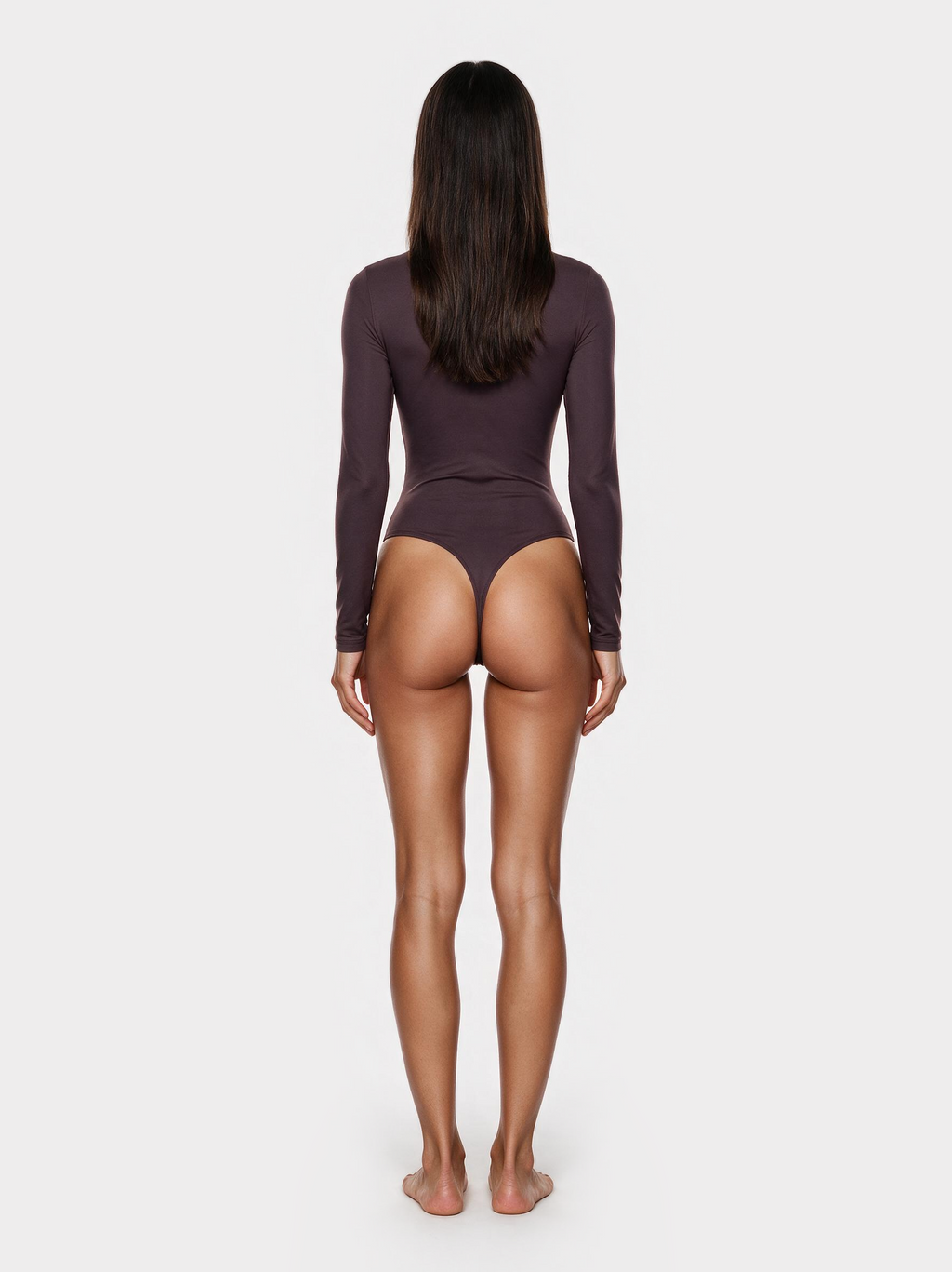 Second Skin Long Sleeve Crew-Neck Bodysuit Doppio
