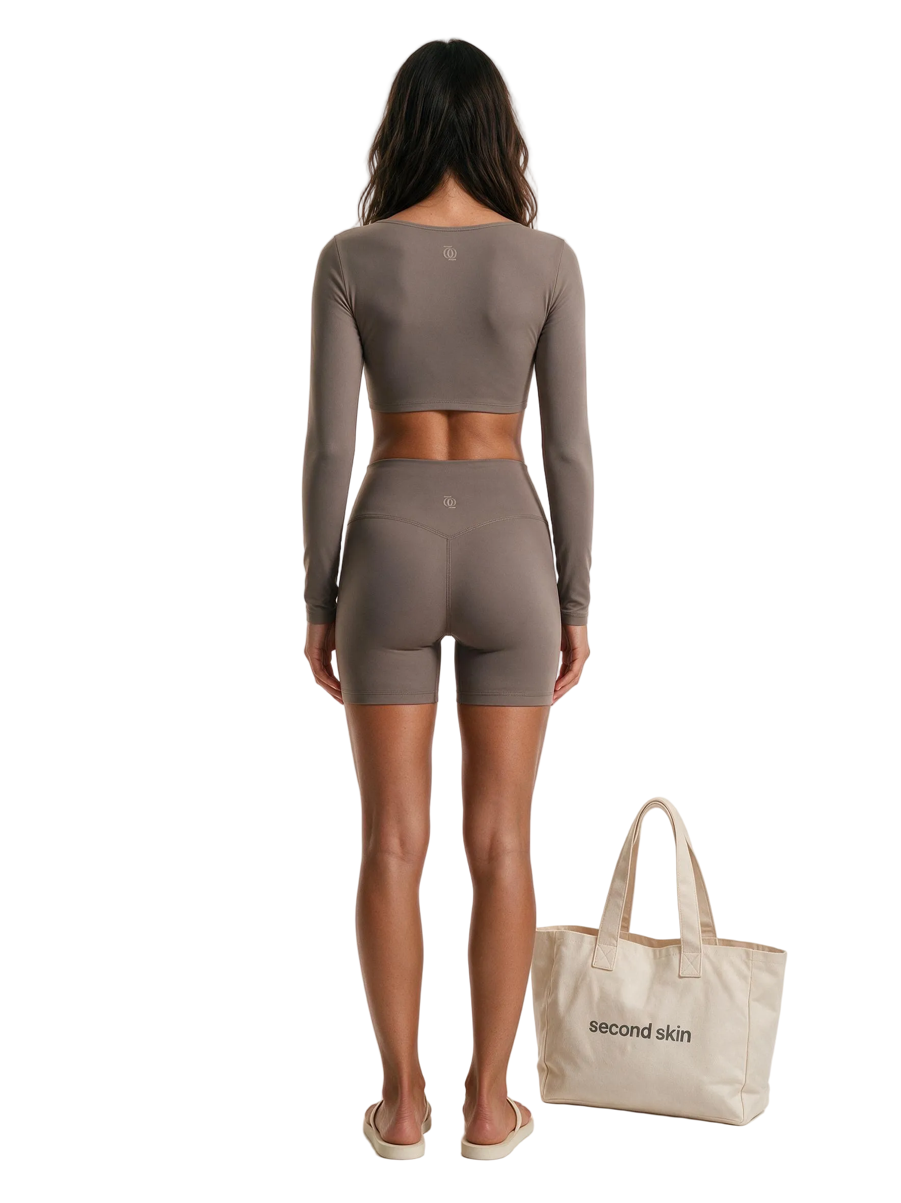 Second Skin Studio Biker Shorts Mushroom