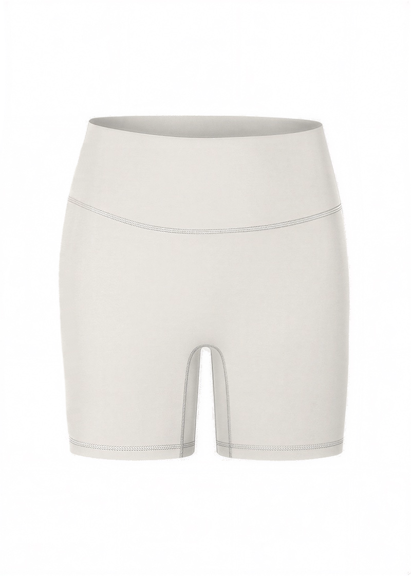 Second Skin Studio Biker Shorts  Ivory