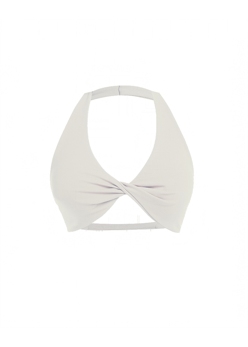 Second Skin Studio Crop Top Ivory