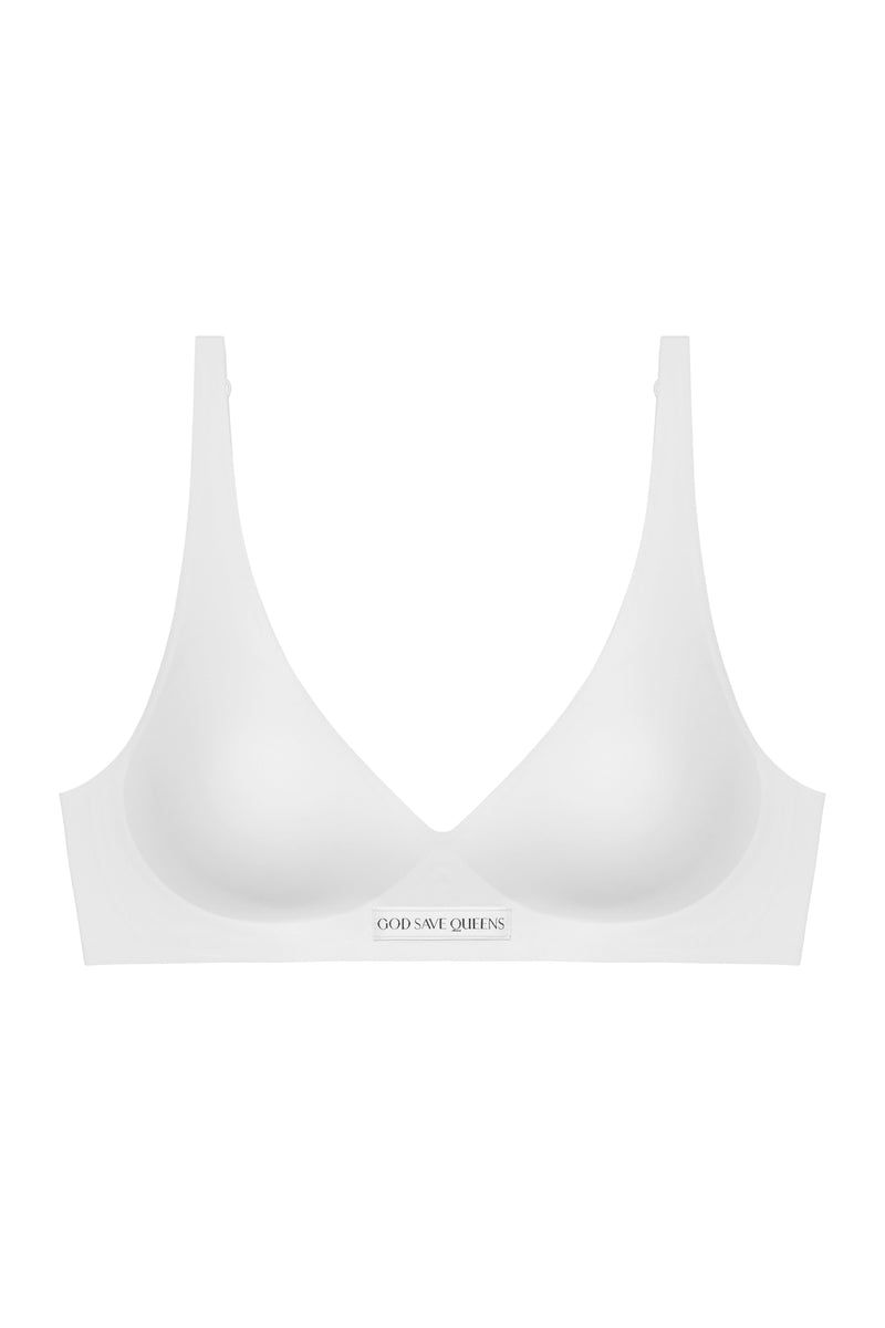 Second Skin Push Up Bralette Off White