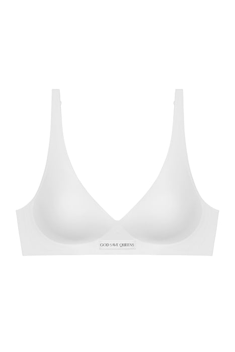 Second Skin Push Up Bralette Off White