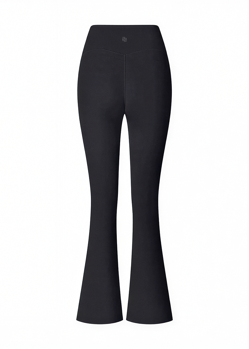 Second Skin Studio High-Waisted Bootcut Legging Onyx