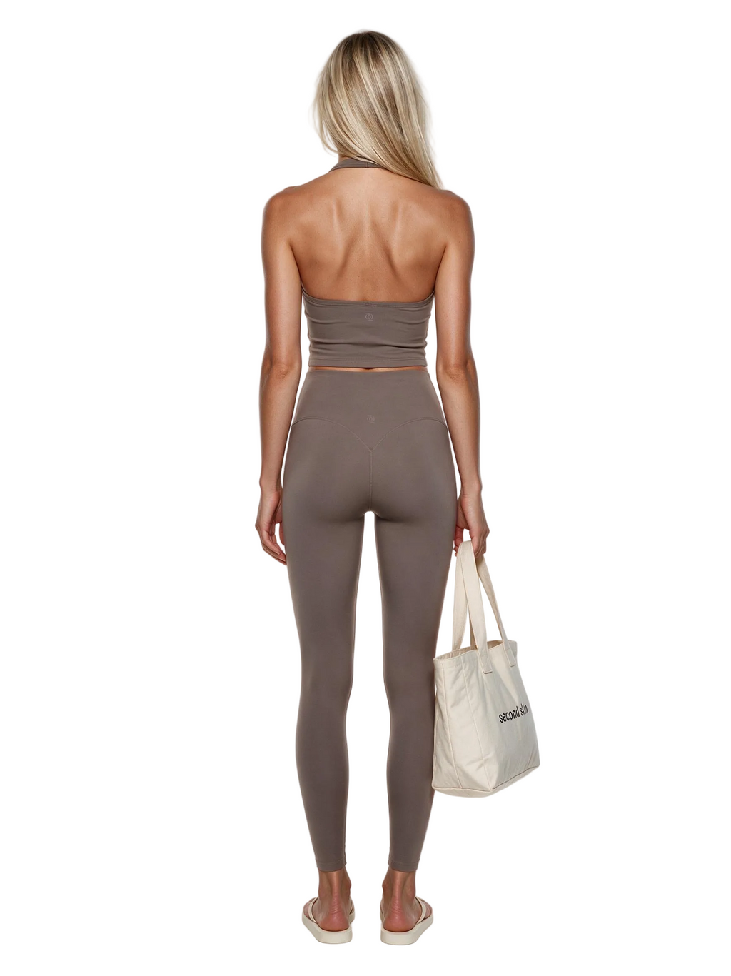 Second Skin Studio Halter Top Mushroom