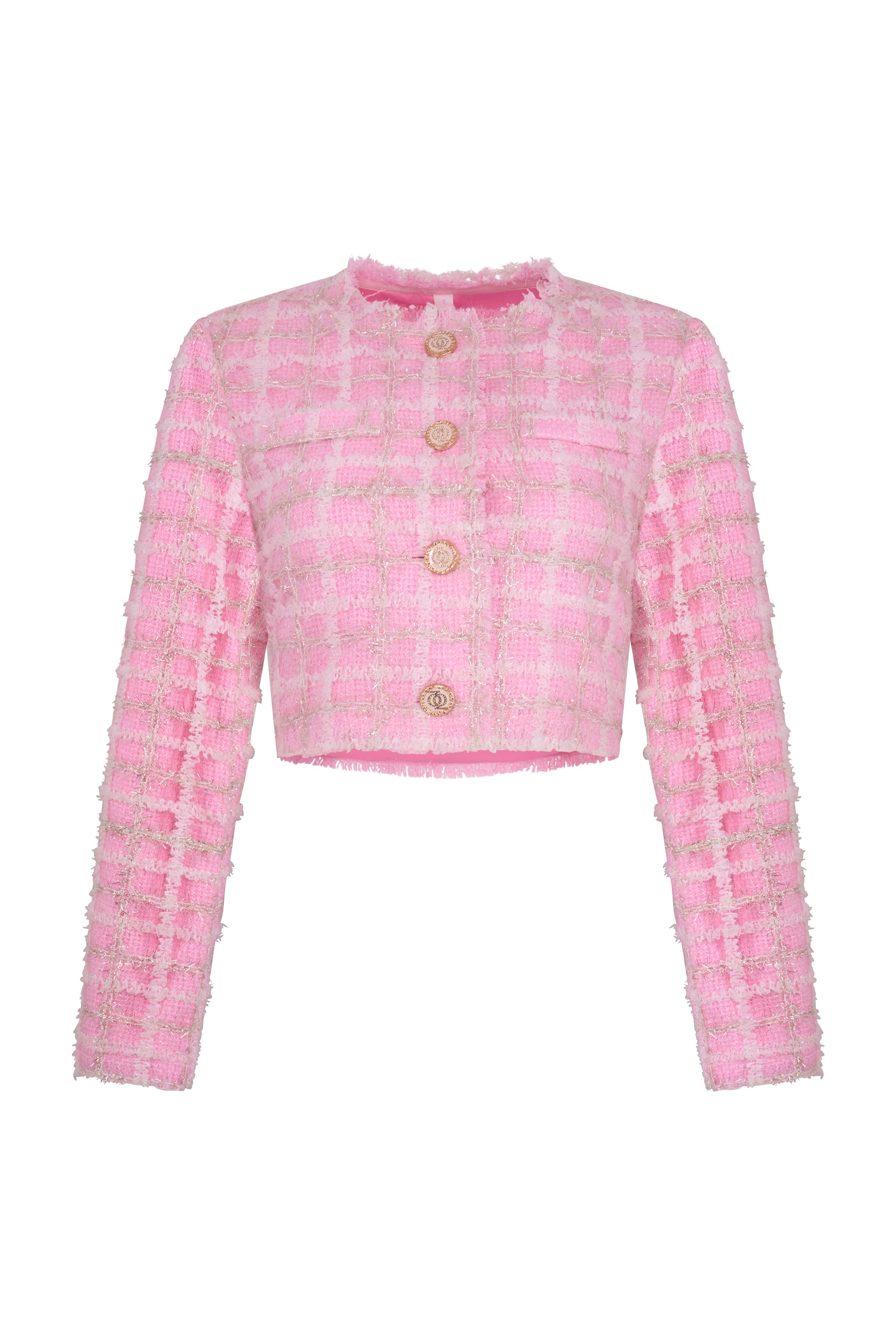 High Priority Tweed Jacket Pink