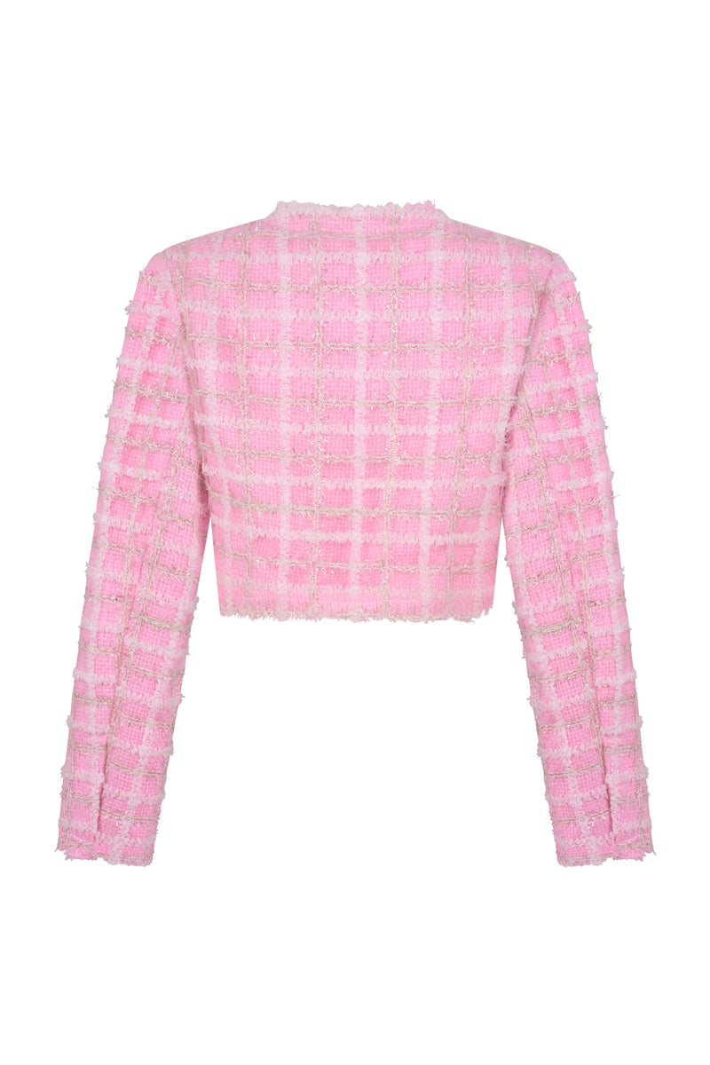High Priority Tweed Jacket Pink