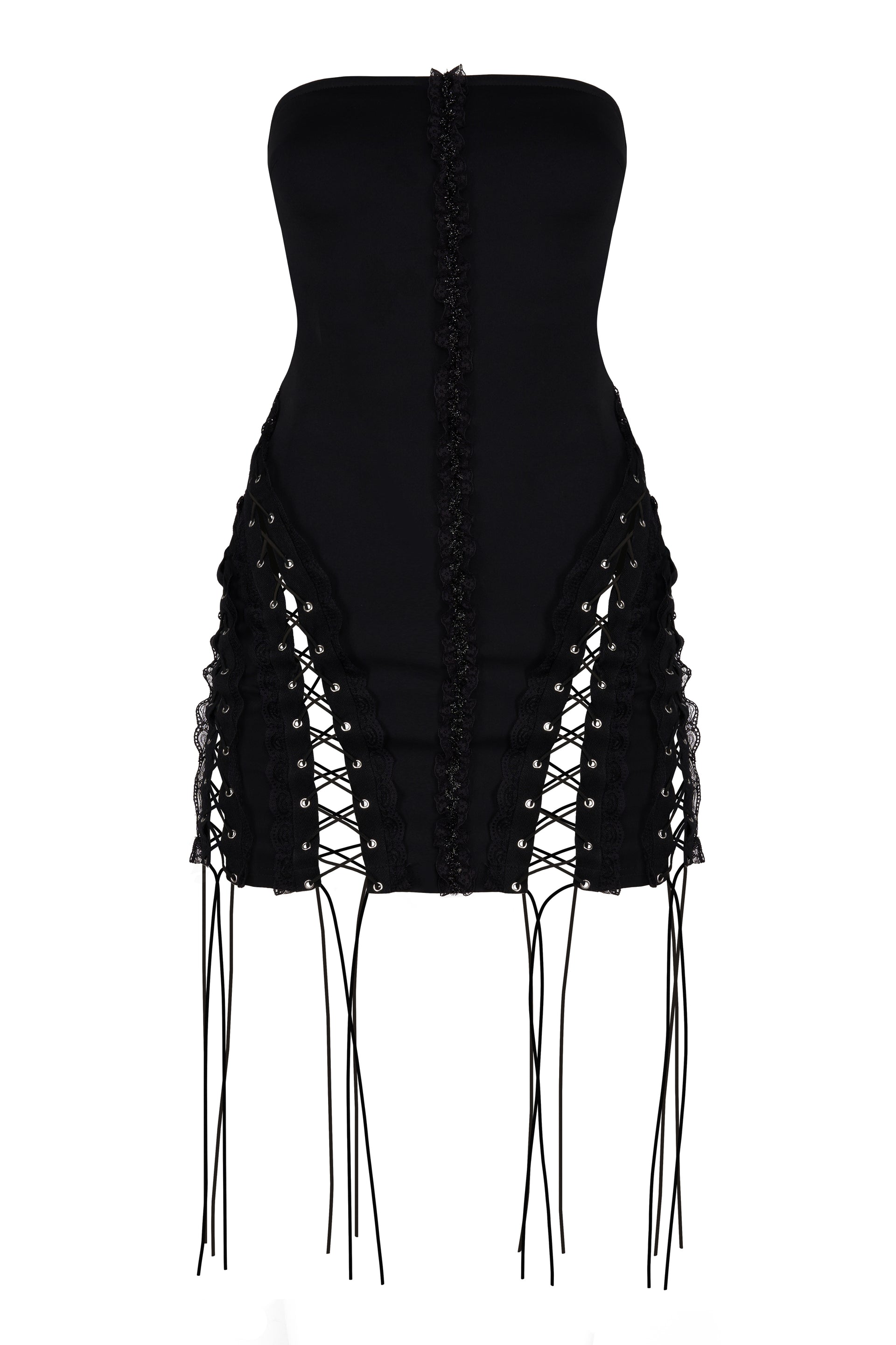 Sorry I'm Late Dress Black