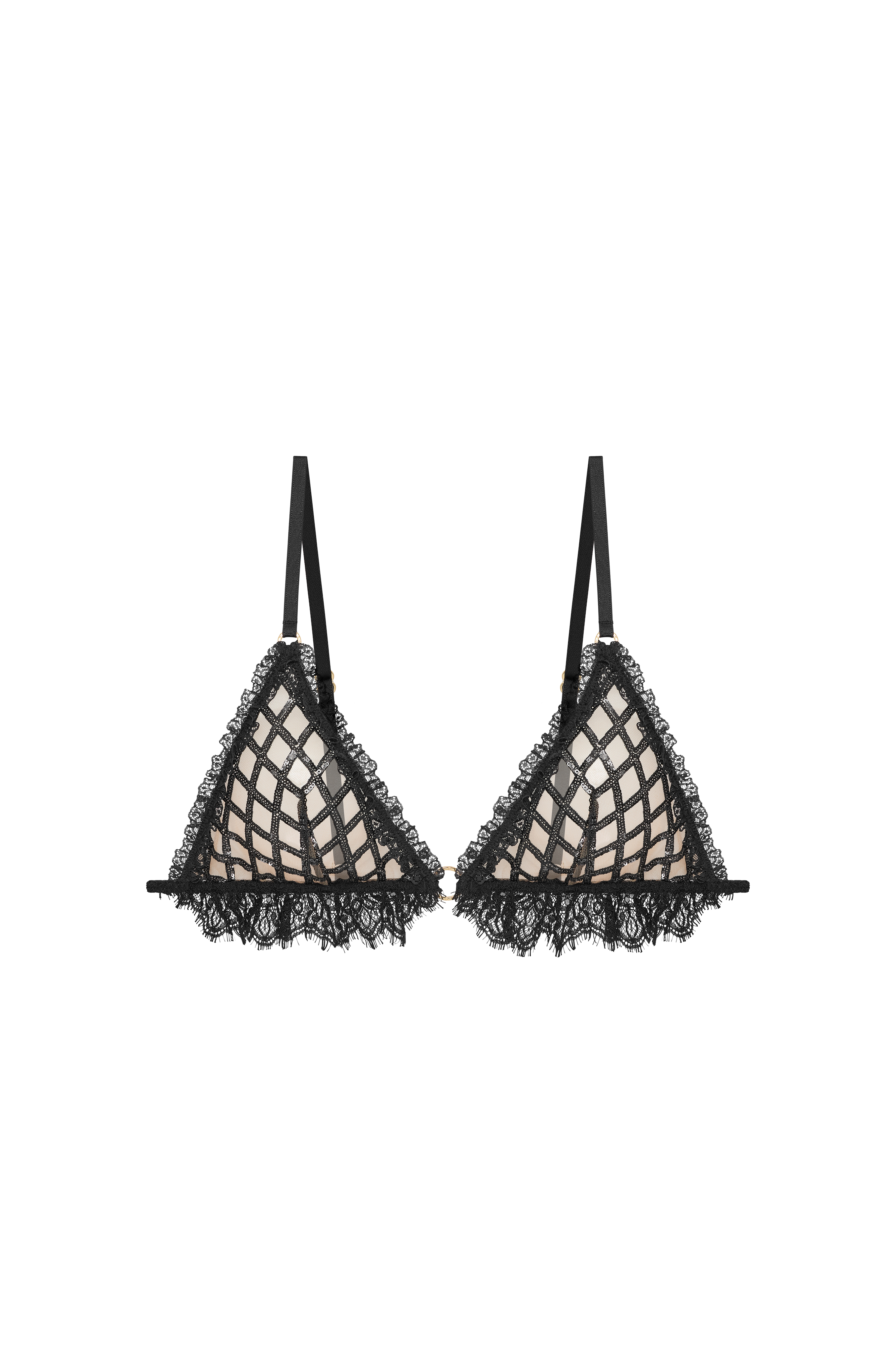 Valentina Bralette Black