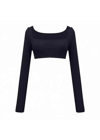 Second Skin Studio Long Sleeve Top Onyx