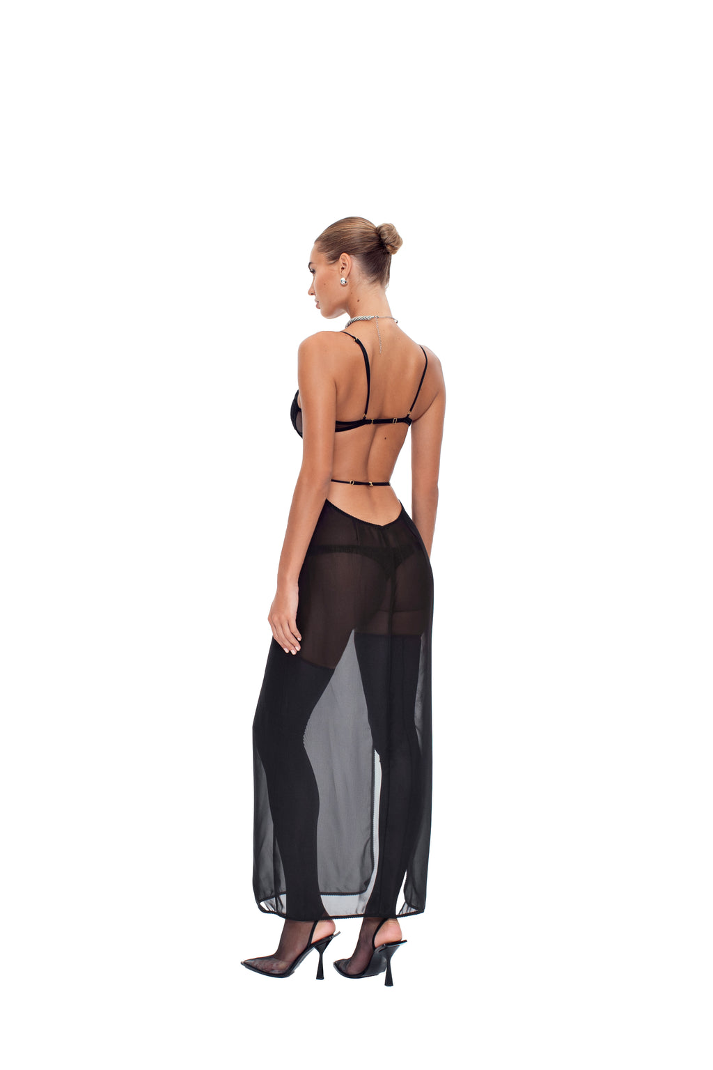 Stardust Maxi Dress Black