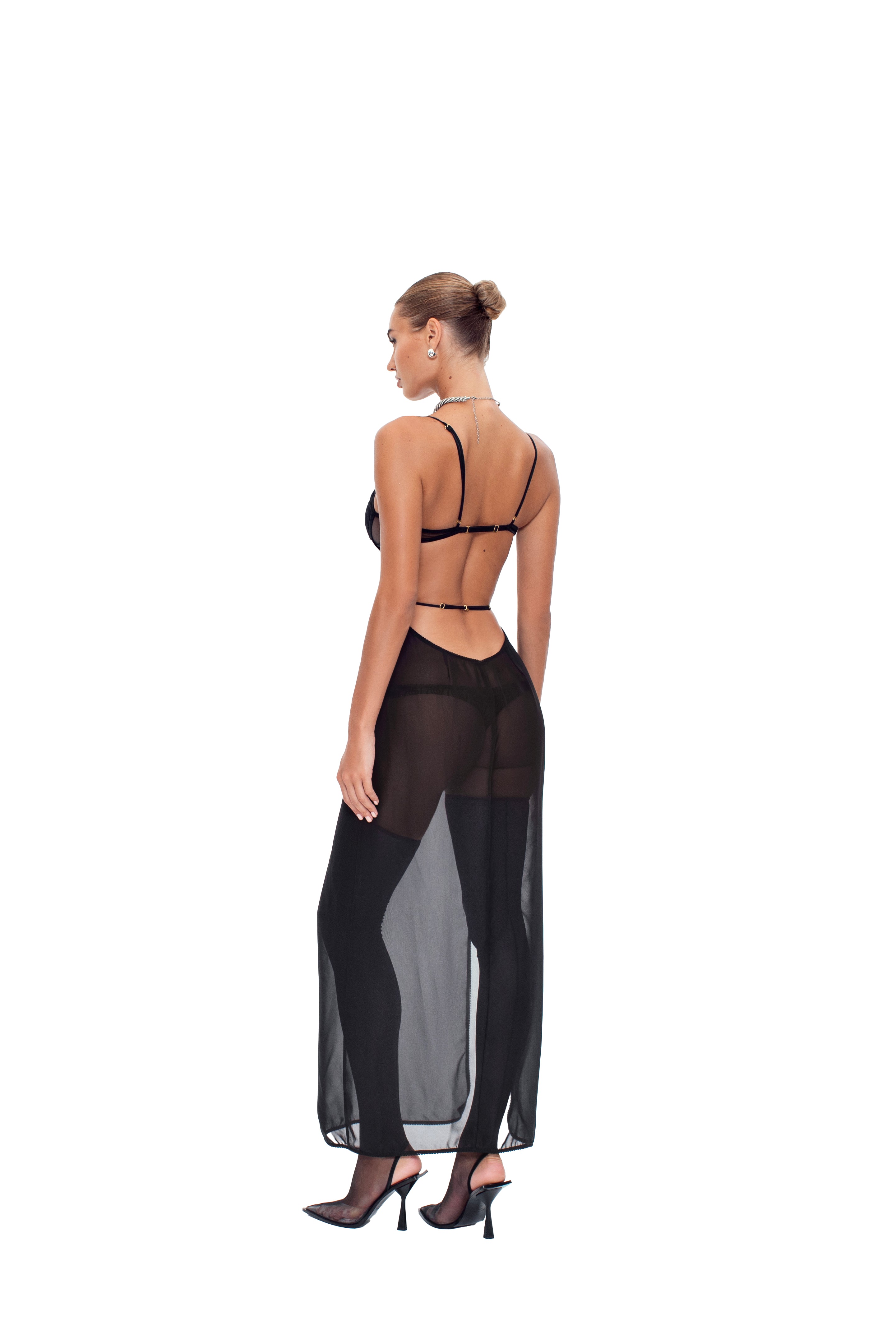 Stardust Maxi Dress Black