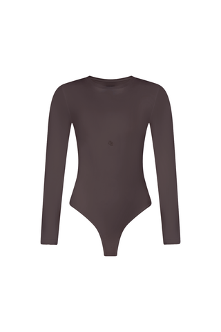 Second Skin Long Sleeve Crew-Neck Bodysuit Doppio
