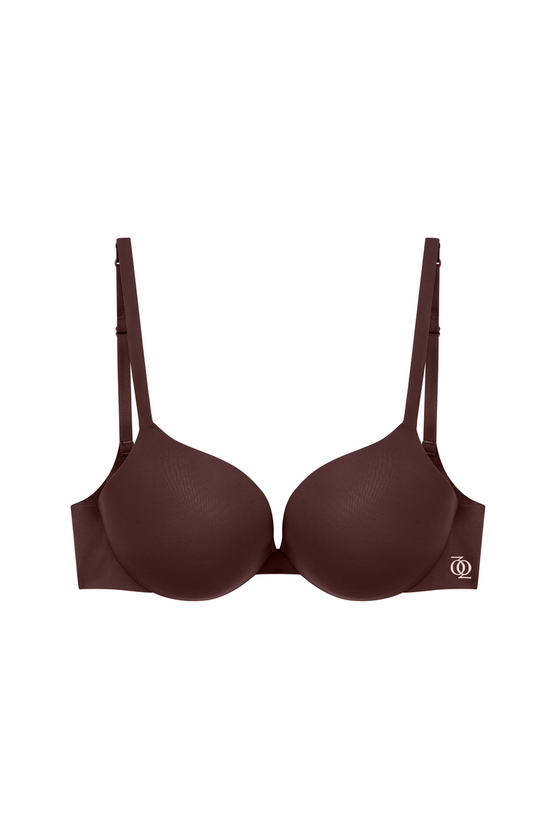 Second Skin Ultimate Push-Up Bra Espresso