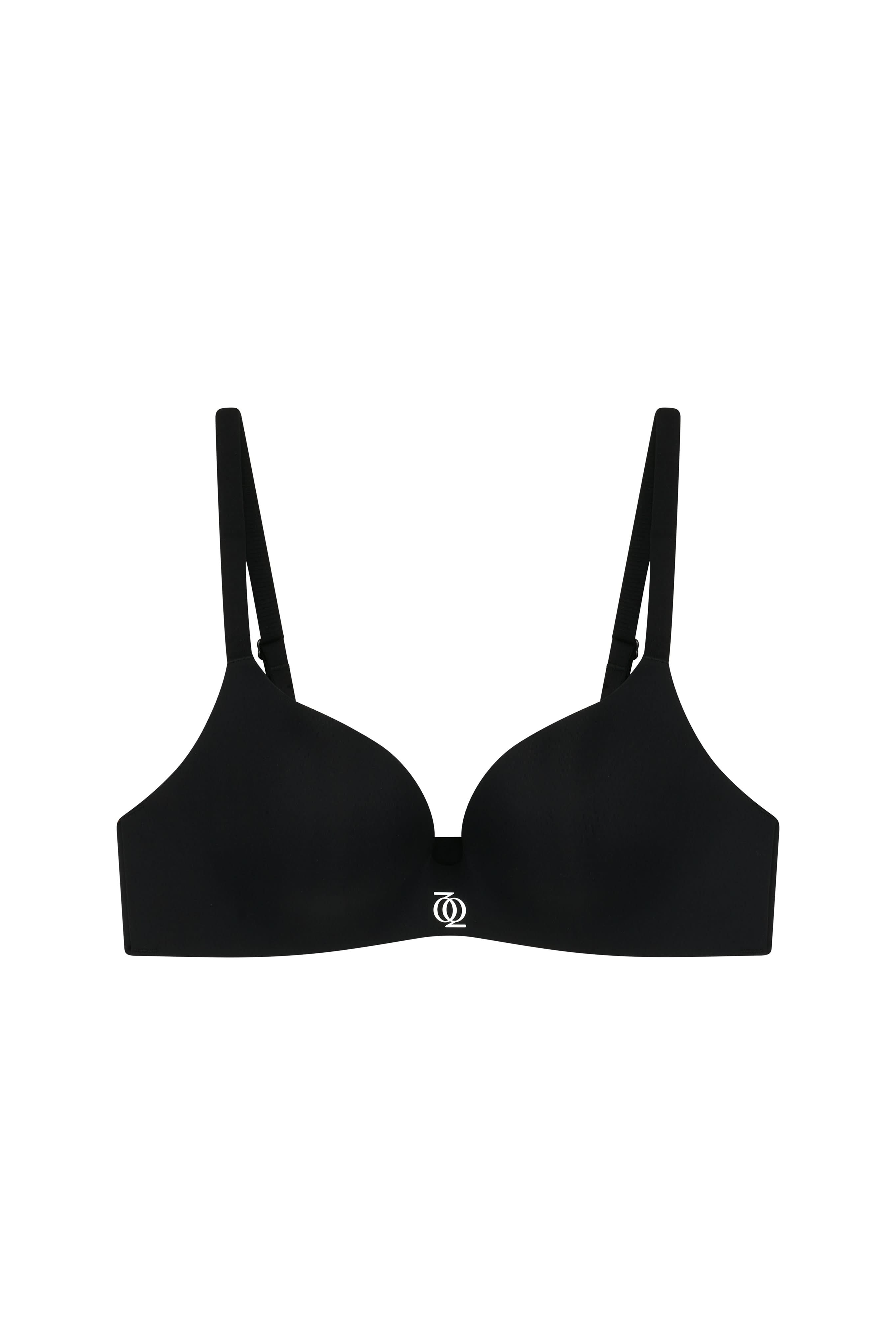 Second Skin Teardrop Bra Black