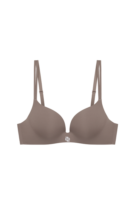 Second Skin Teardrop Push Up Bra Mushroom