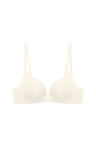 Second Skin Teardrop  Push Up Bra Vanilla