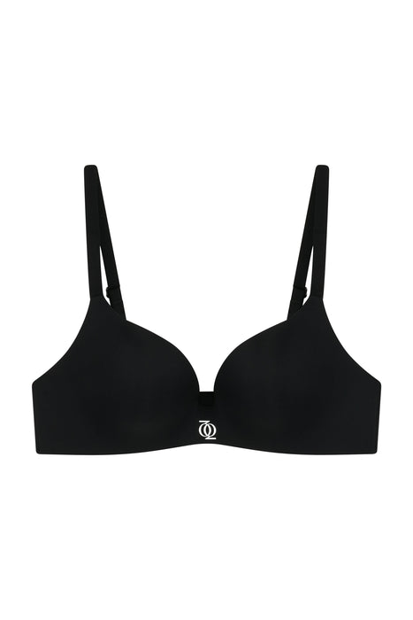 Second Skin Teardrop Bra Black