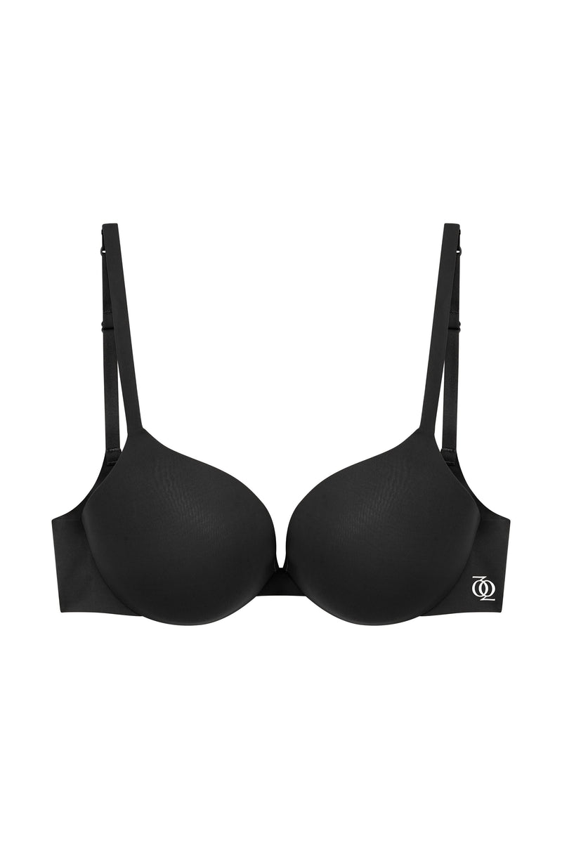 Second Skin Ultimate Push-Up Bra Graphite