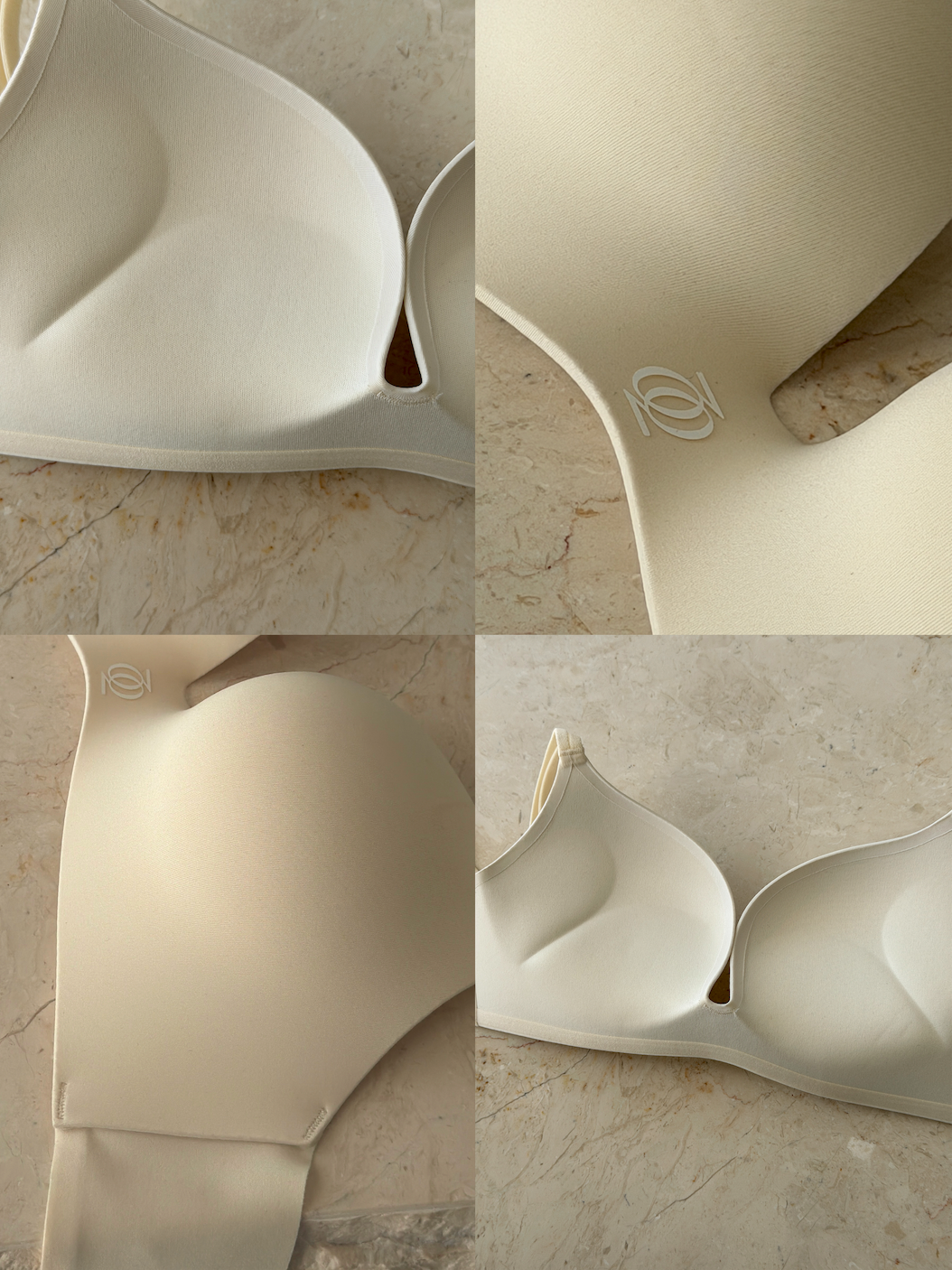 Second Skin Teardrop Push Up Bra Vanilla