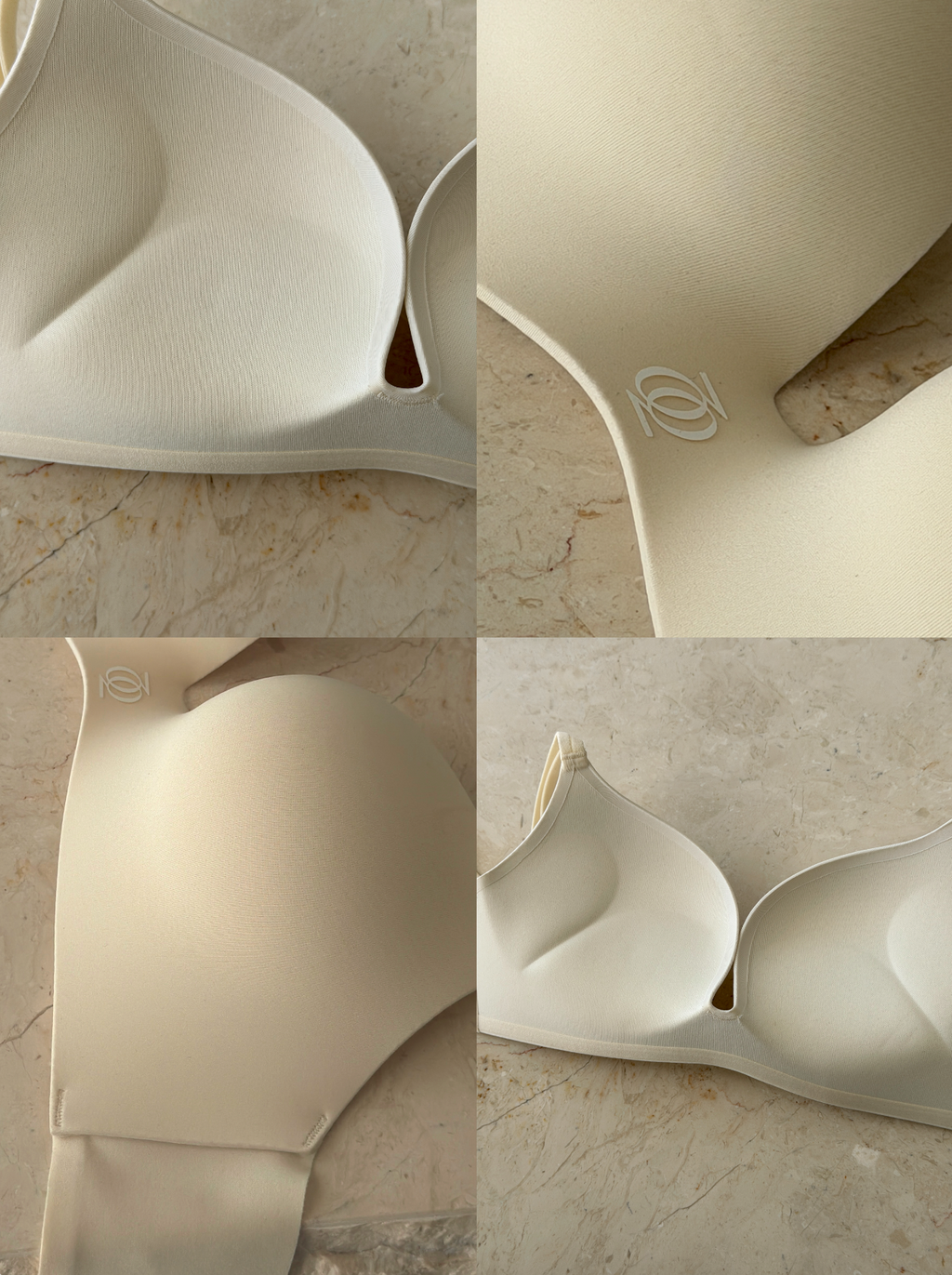 Second Skin Teardrop Push Up Bra Vanilla