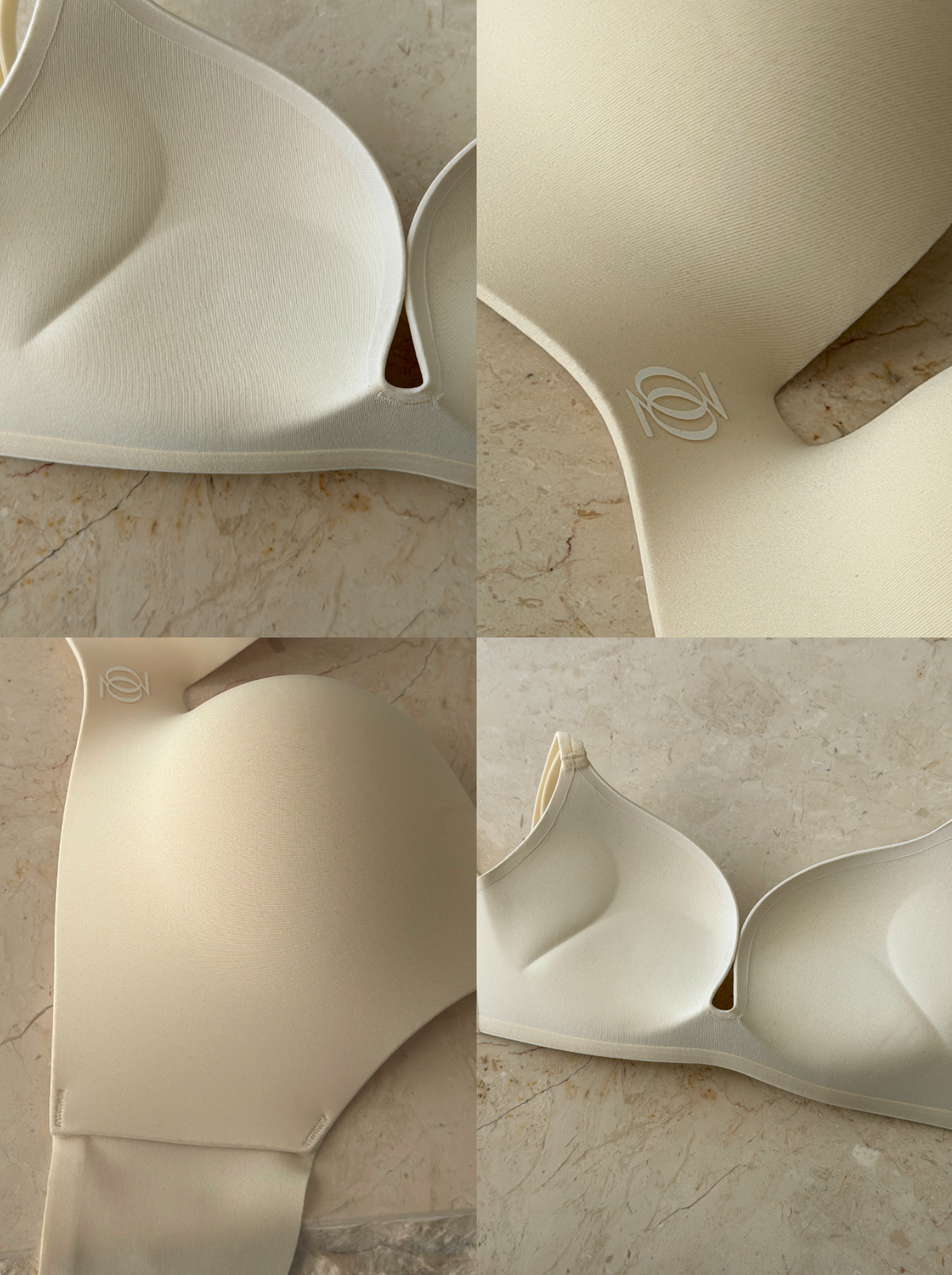 Second Skin Teardrop Push Up Bra Vanilla