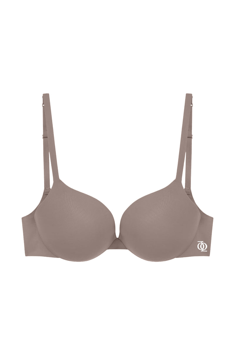 Second Skin Ultimate Push-Up Bra Mushroom