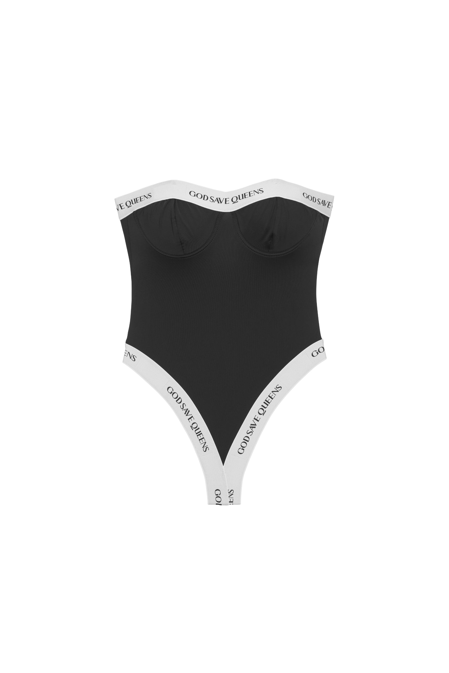 Carrara One Piece Black – GOD SAVE QUEENS