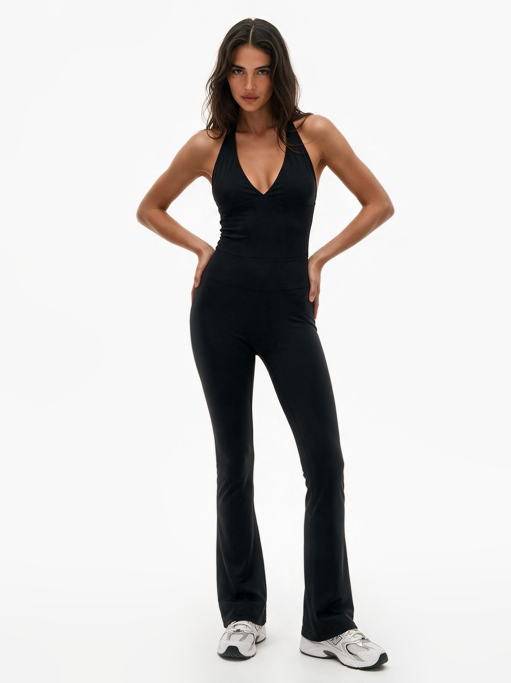 Second Skin Studio Halterneck Top Onyx