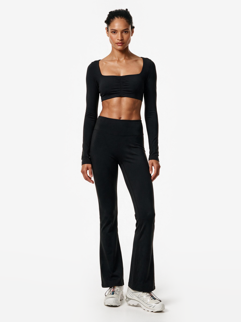 Second Skin Studio High-Waisted Bootcut Legging Onyx