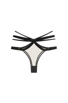 Forget Me Not Knicker Black