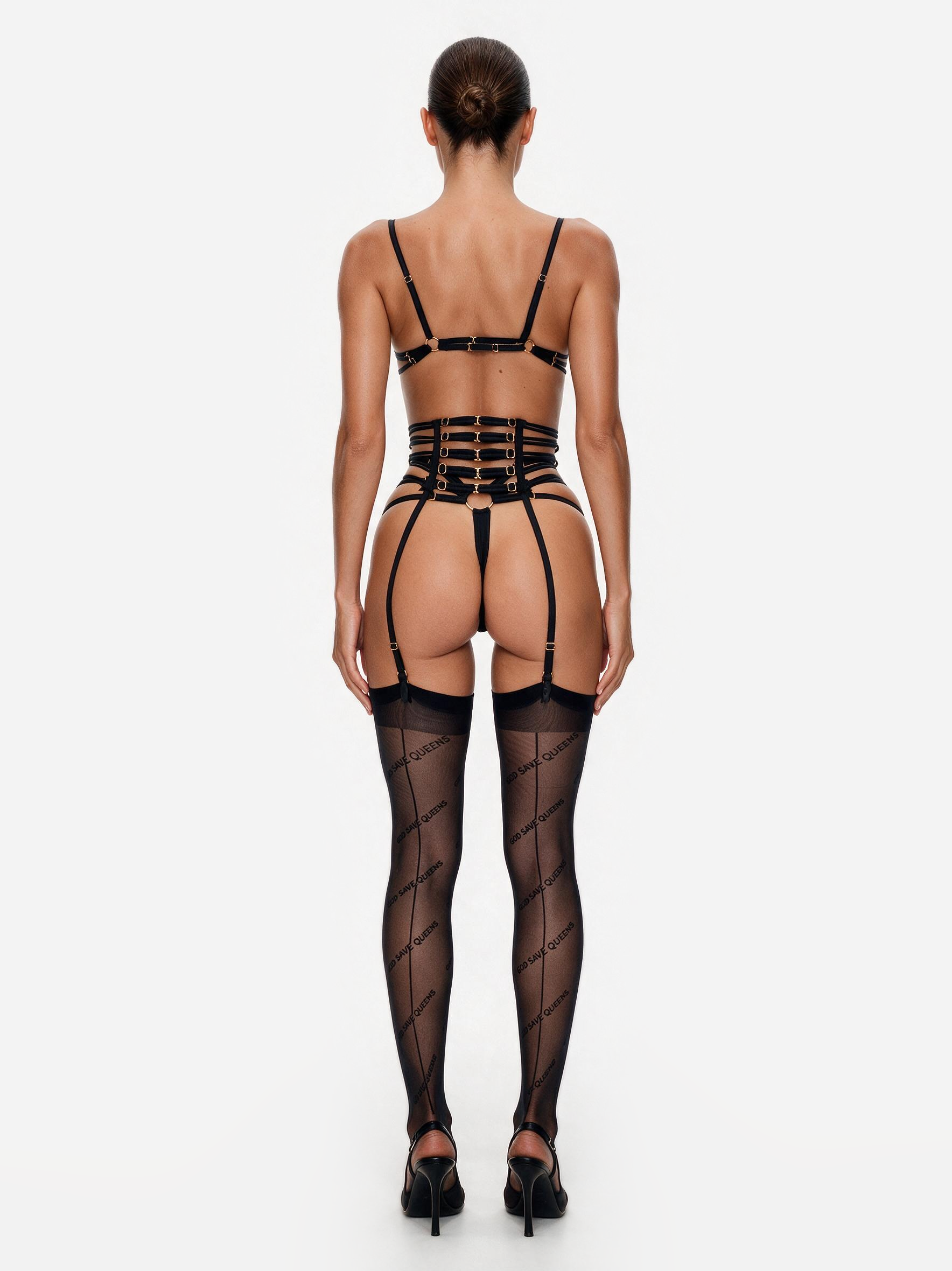 Giselle Suspender Black