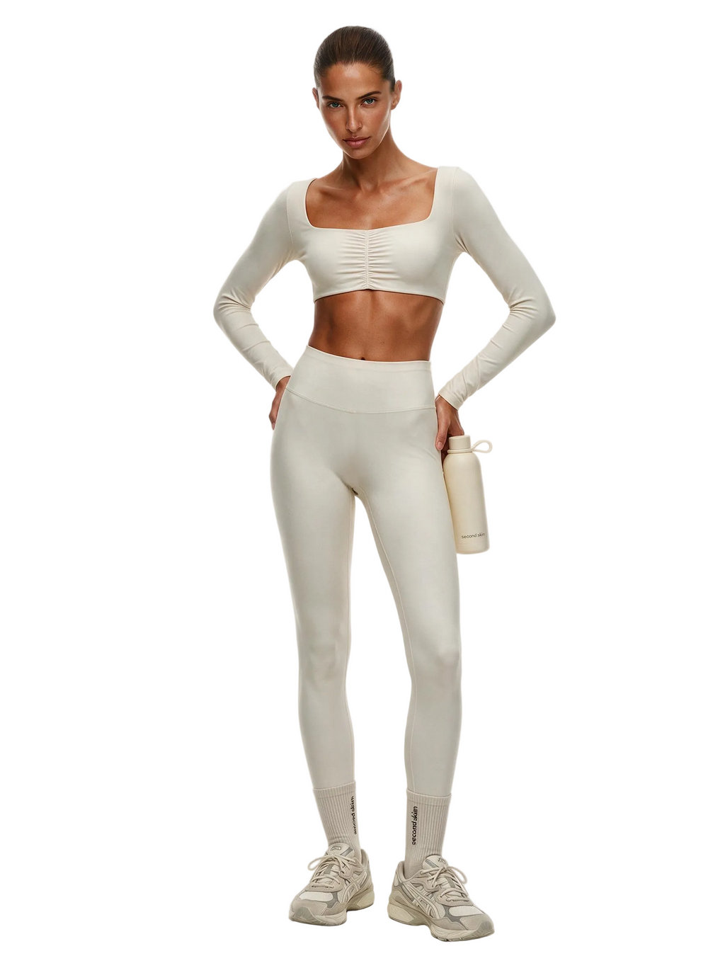 Second Skin Studio High-Waisted Legging Ivory