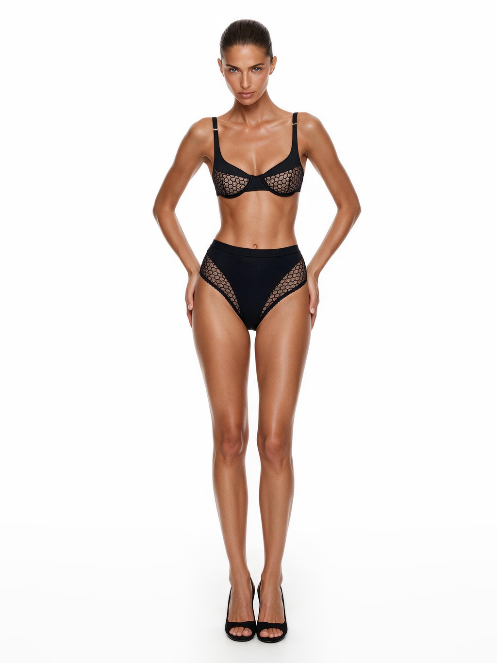 Pandora Plunge Bra Black